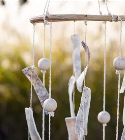 Windspiele im Garten