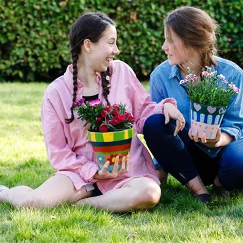 Rustikale Pflanzgefäße selber machen Rustikale Pflanzgefäße selber machen