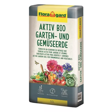 Floragard Aktiv Bio Garten- und Gemüseerde Floragard Aktiv Bio Garten- und Gemüseerde