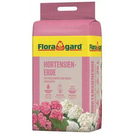 Floragard Hortensienerde rosa/weiß