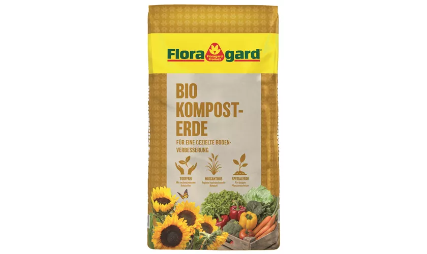 Bio Pflanzerde für Gemüse, Gehölze und Blumen